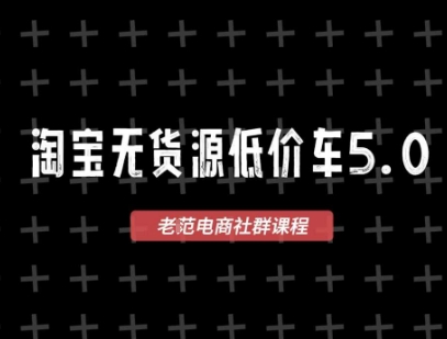 淘宝无货源2025VIP教程，​最新的淘宝无货源课程，1688代发，蓝海选品，零成本创业首选-极光网创
