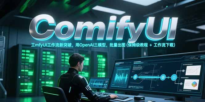ComfyUI工作流新突破，用OpenAI三模型，批量出图(保姆级教程+工作流下载-极光网创