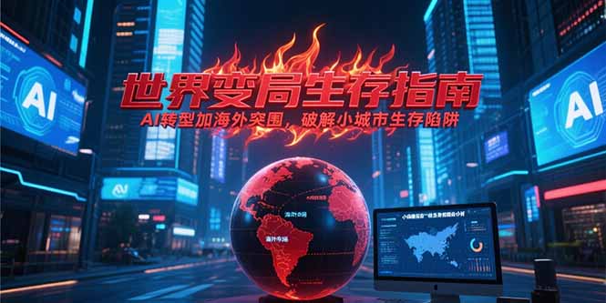 付费文章《世界变局生存指南，AI转型加海外突围，破解小城市生存陷阱》-极光网创