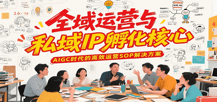 全域运营与私域IP孵化核心,AIGC时代的高效运营SOP解决方案-极光网创