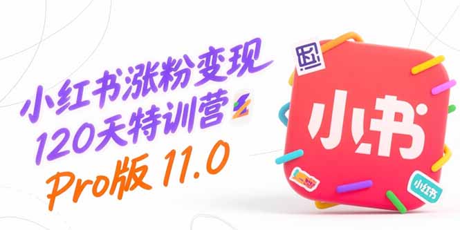 小红书涨粉变现120天特训营Pro版11.0:从0到1掌握平台运营,内容制作和变现-极光网创