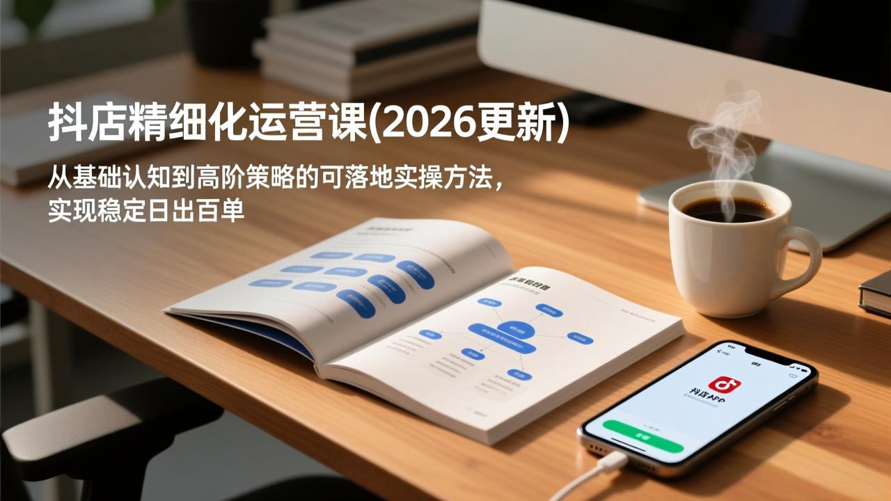 抖店精细化运营课(2026更新-极光网创