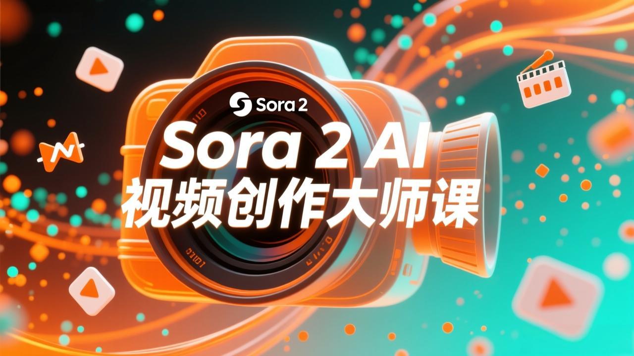 如何利用Sora 2创建流行AI人工智能视频大师班教程：掌握创作全流程，产出百万播放内容-极光网创