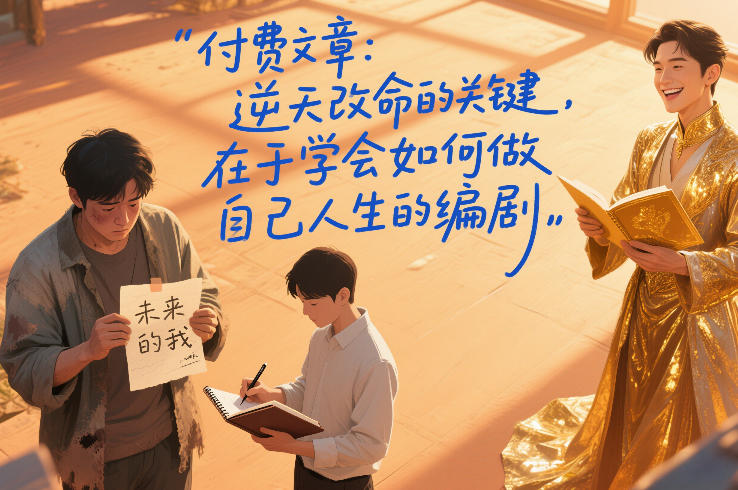 付费文章：逆天改命的关键，在于学会如何做自己人生的编剧-极光网创