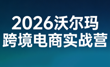 2026沃尔玛跨境电商实战营-极光网创