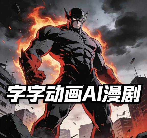 字字动画AI漫剧2026年第1期系统课程，小白看完就能学会实操的漫剧课，单人月收1-3W-极光网创