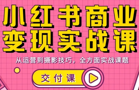 饭饭老师·小红书商业变现实战课-极光网创
