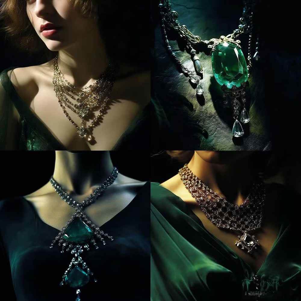 图片[2]-463个Midjourney珠宝摄影提示词：覆盖全品类珠宝，AI设计秒出专业效果-极光网创