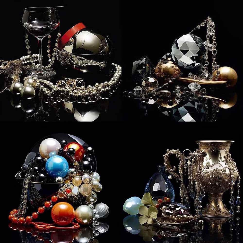 图片[6]-463个Midjourney珠宝摄影提示词：覆盖全品类珠宝，AI设计秒出专业效果-极光网创