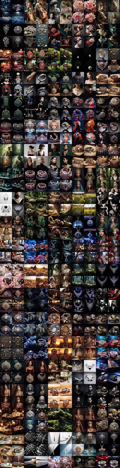 图片[9]-463个Midjourney珠宝摄影提示词：覆盖全品类珠宝，AI设计秒出专业效果-极光网创